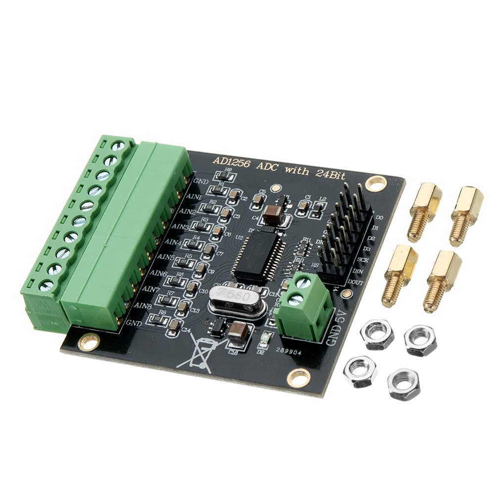 Amazon.co.jp: Prament ADS1256 24ビットADC ADモジュール高精度ADC